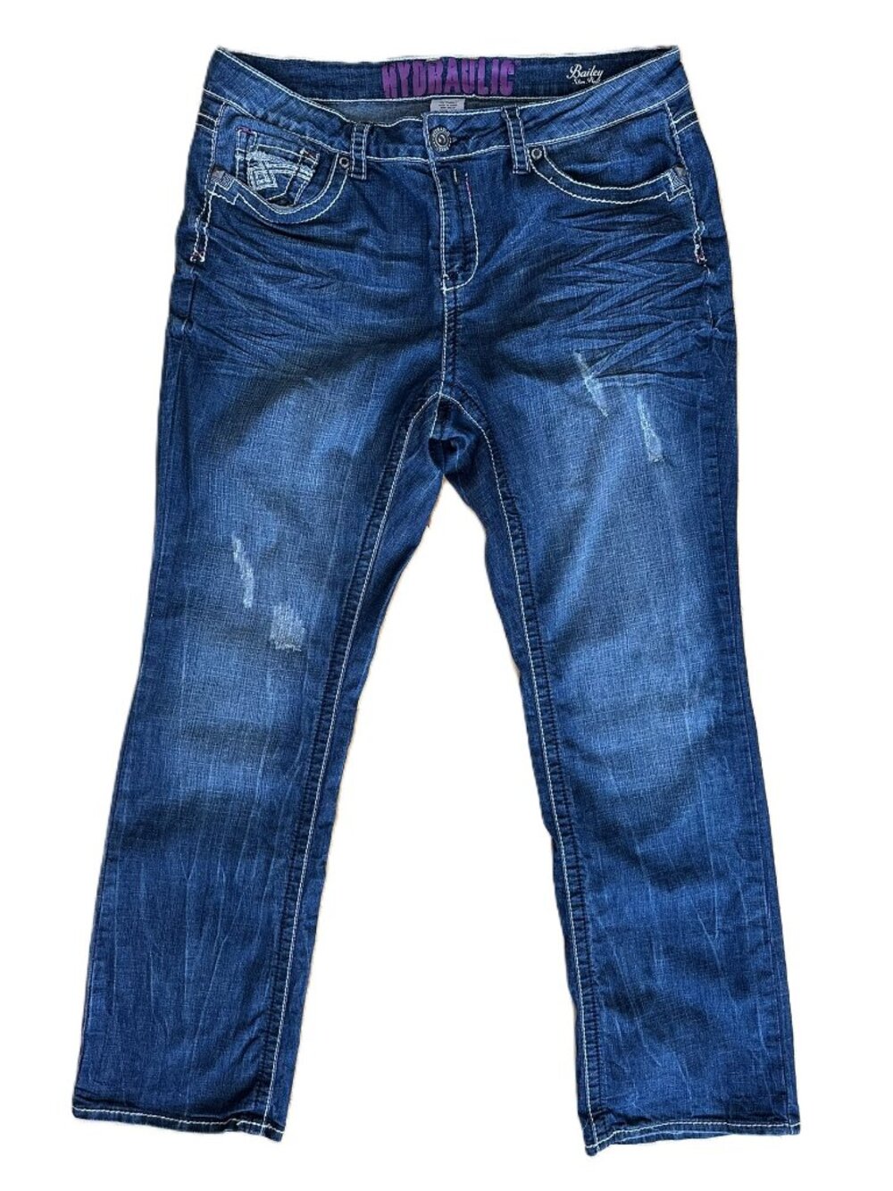 Hydraulic Bailey Slim Bootcut Jeans Women's Size 16W Y2K - Picture 8 of 12